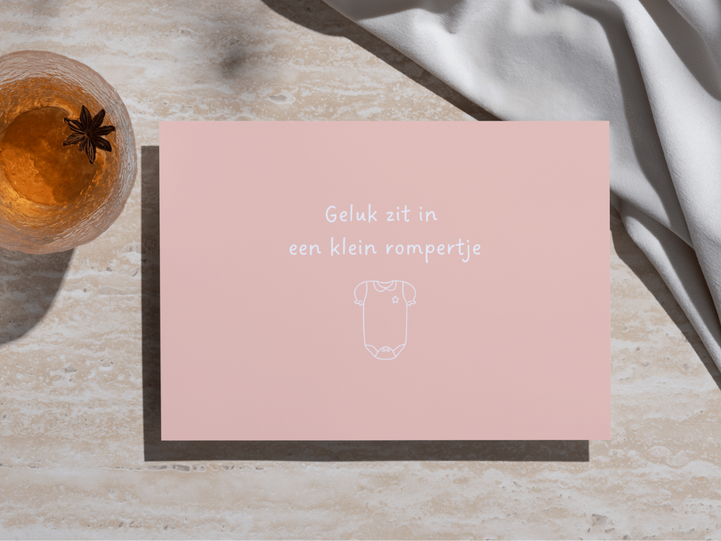 Wenskaart 'Rompertje'
