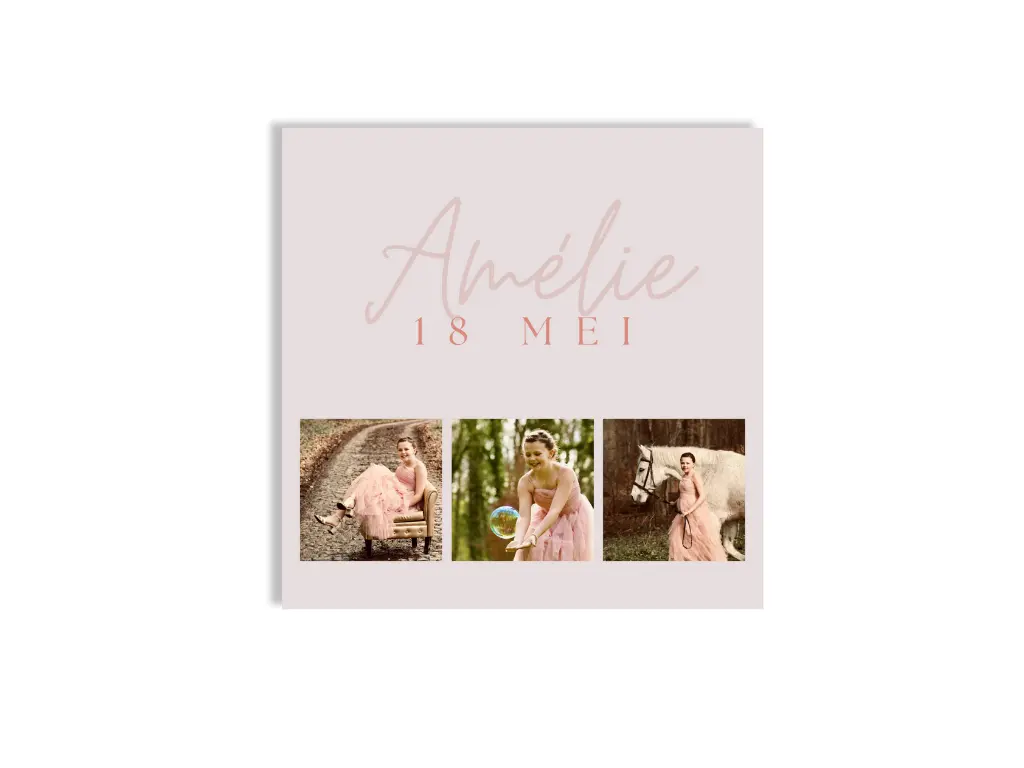 Uitnodiging 'Blush'