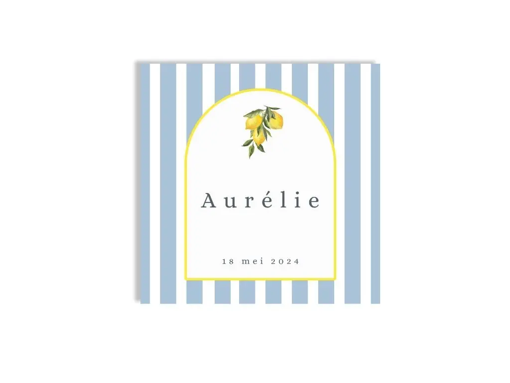 Uitnodiging 'Aurélie'