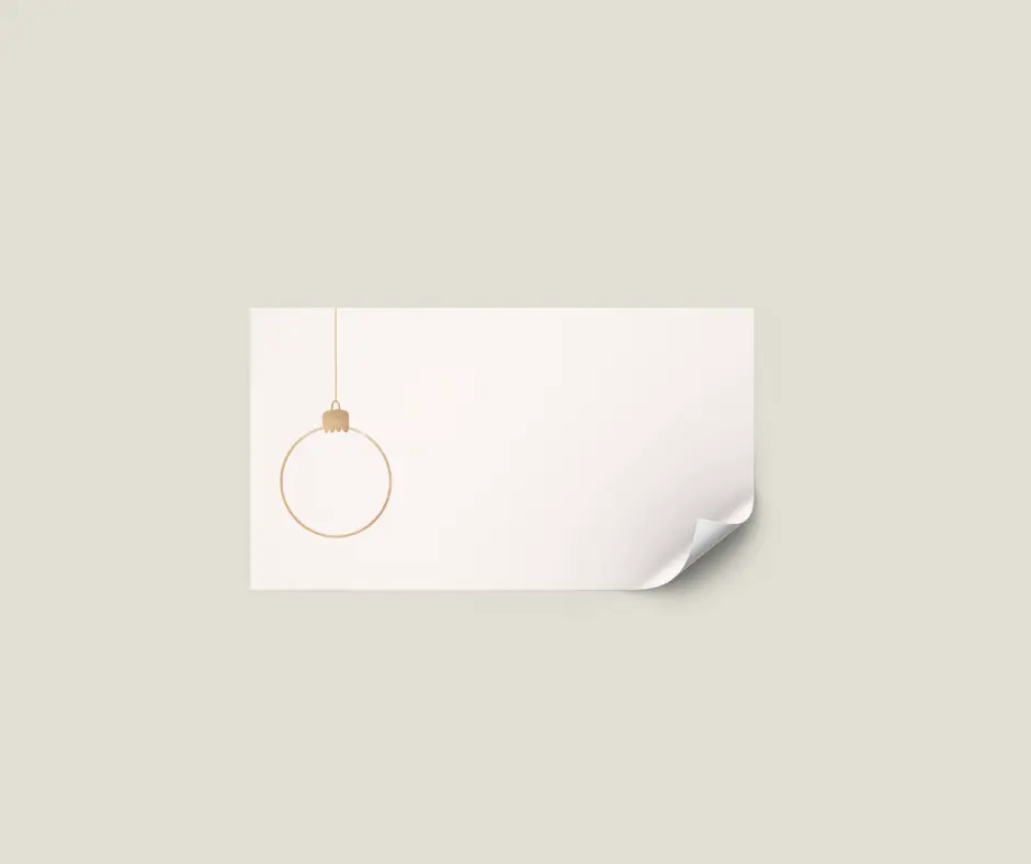 Adressticker 'Kerstbal' - vel van 24 