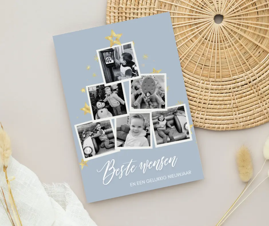 Kerstkaart met foto 