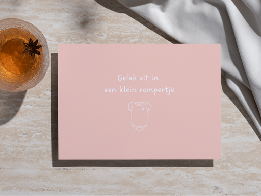 Wenskaart 'Rompertje'