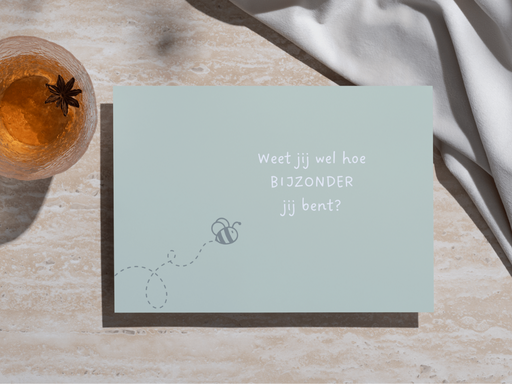 Wenskaart 'bijzonder'