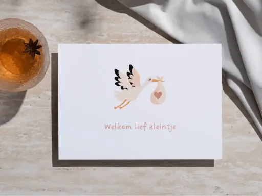 Wenskaart 'lief kleintje'