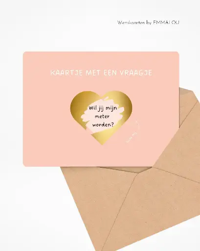 Kraskaart 'meter'