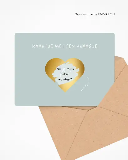 Kraskaart 'peter'