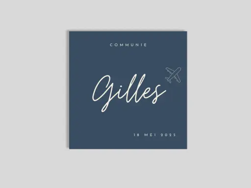 Uitnodiging 'Vliegtuig'