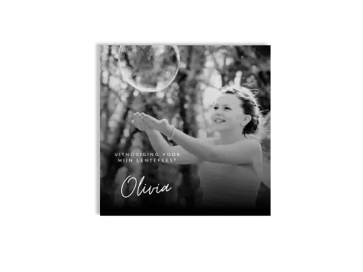 Uitnodiging 'Olivia'
