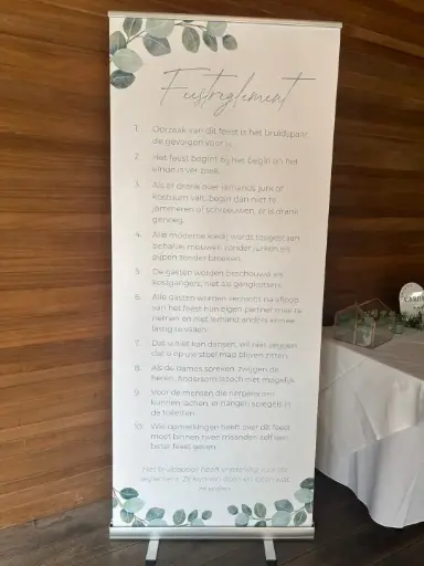 Trouwbanner - Eucalyptus