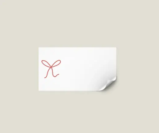 Adressticker 'Strik' - vel van 24