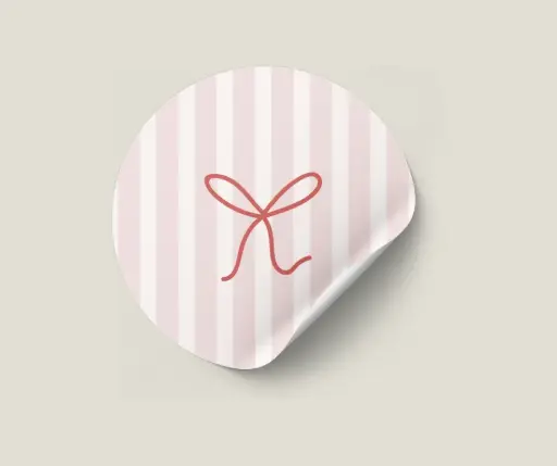 Sluitsticker 'Strik' - vel van 24