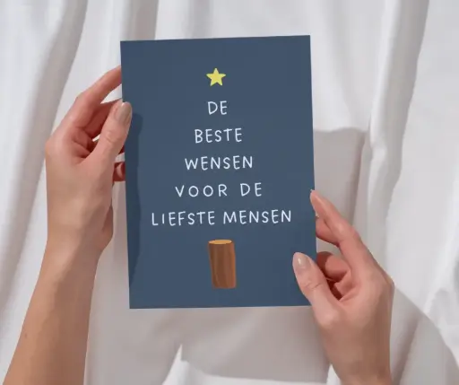 Nieuwjaarsbrief A5 'Beste wensen'
