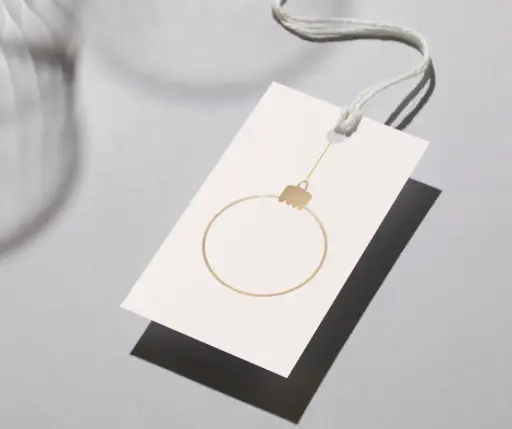 Cadeaulabel 'Kerstbal' - set van 3